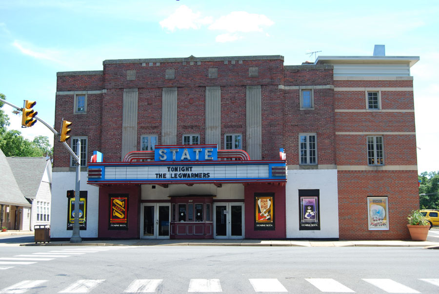 front of building