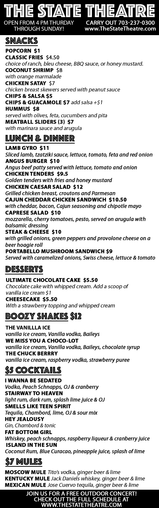 Take Out Menu Take Out Menu